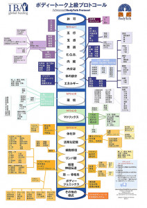 ボディートーク療法プロトコールチャート
